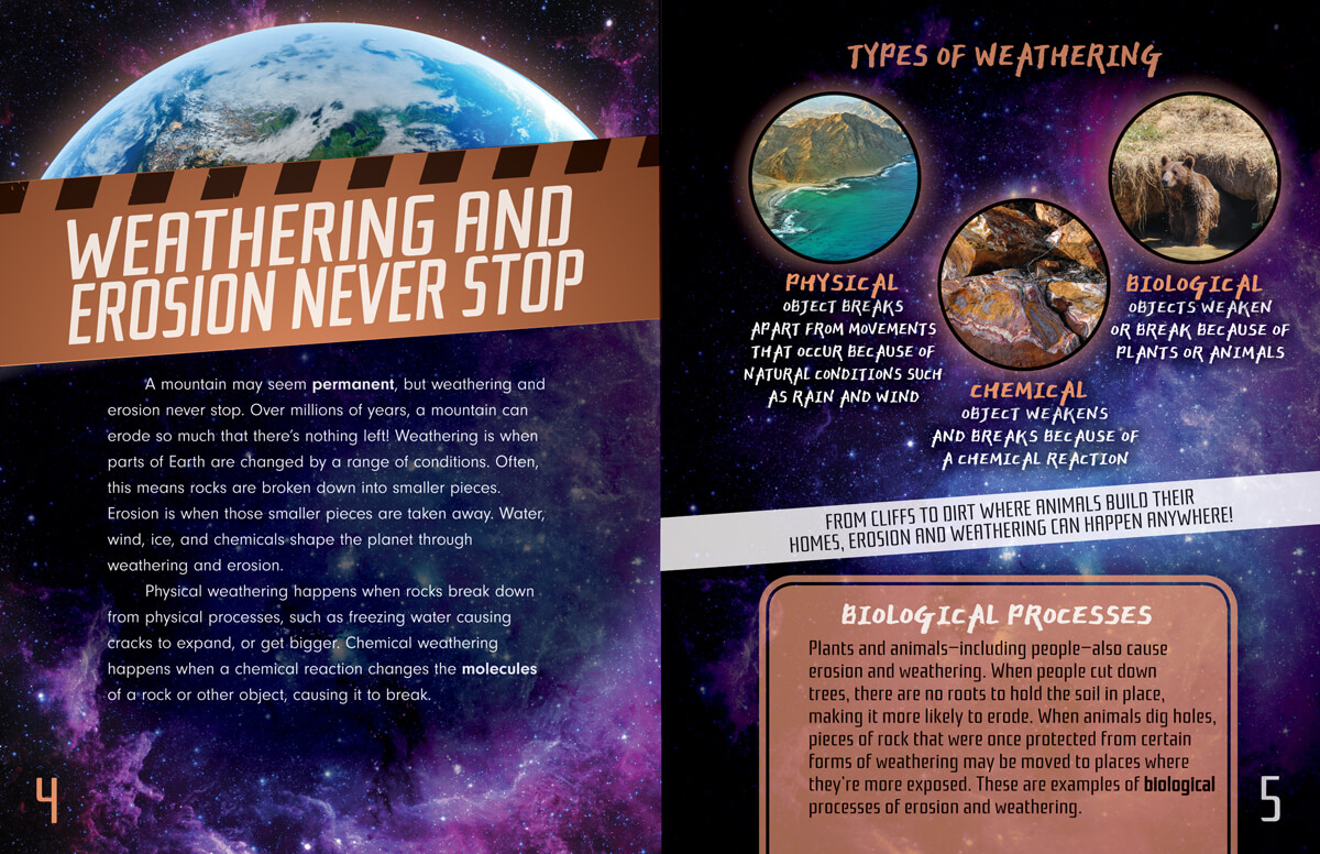 Erosion and Weathering Reshape Earth! Rosen Classroom